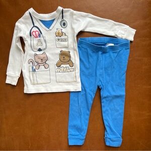 GAP Baby Veterinarian Organic Cotton PJs, 18-24mo